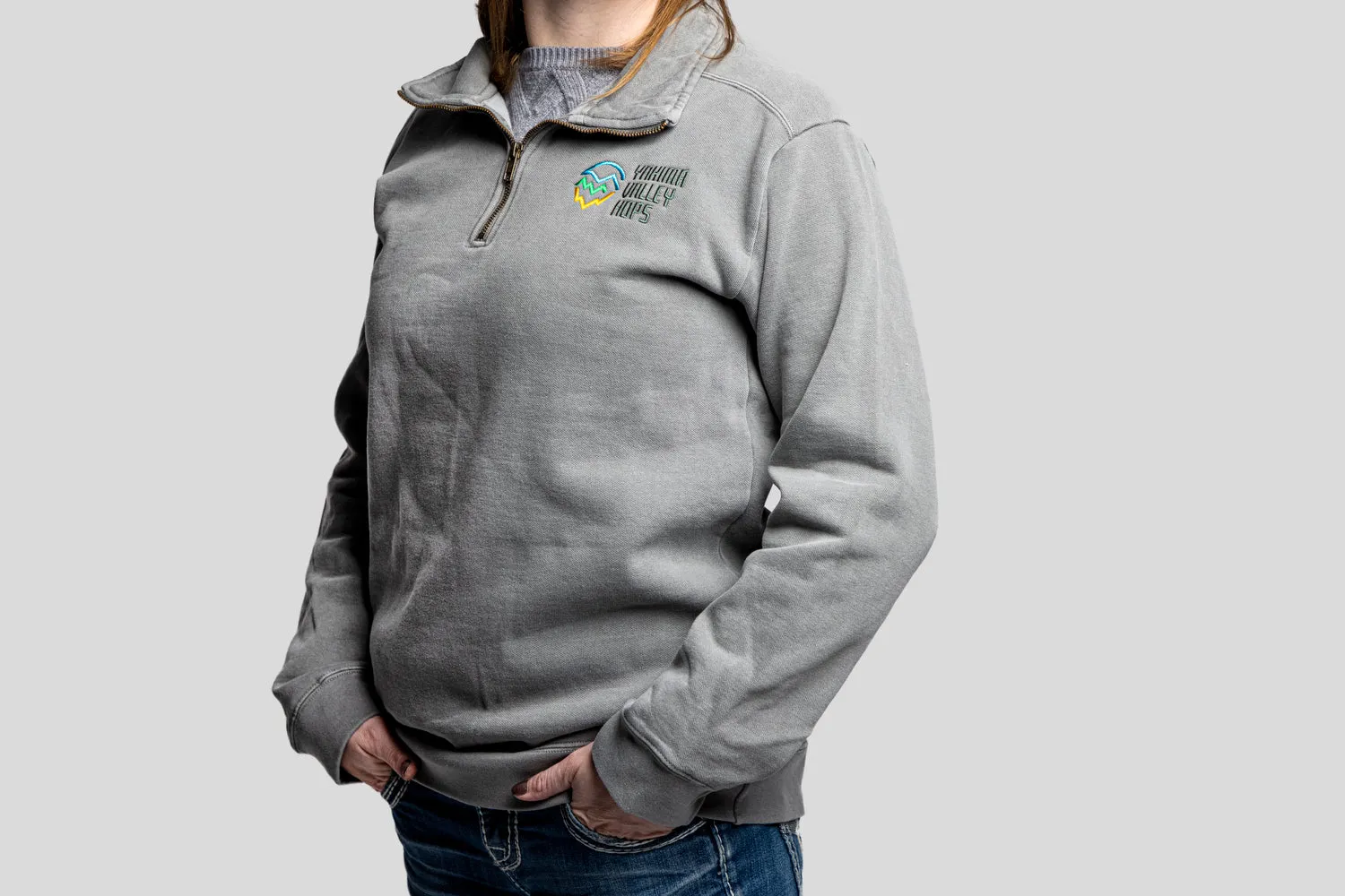 Cozy Embroidered Quarter-Zip