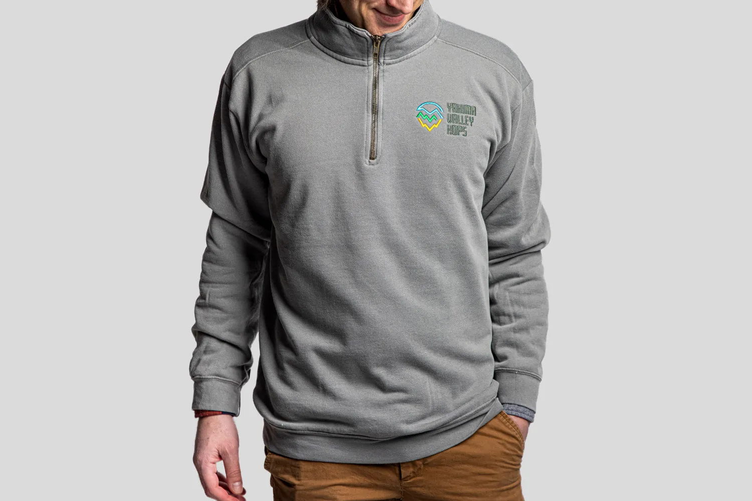 Cozy Embroidered Quarter-Zip