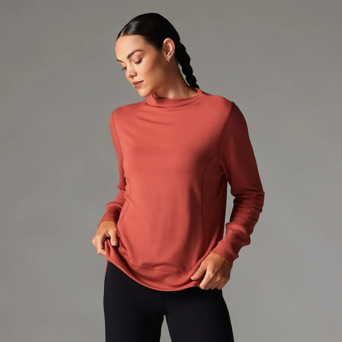 Cozy Funnel Neck Sweatshirt