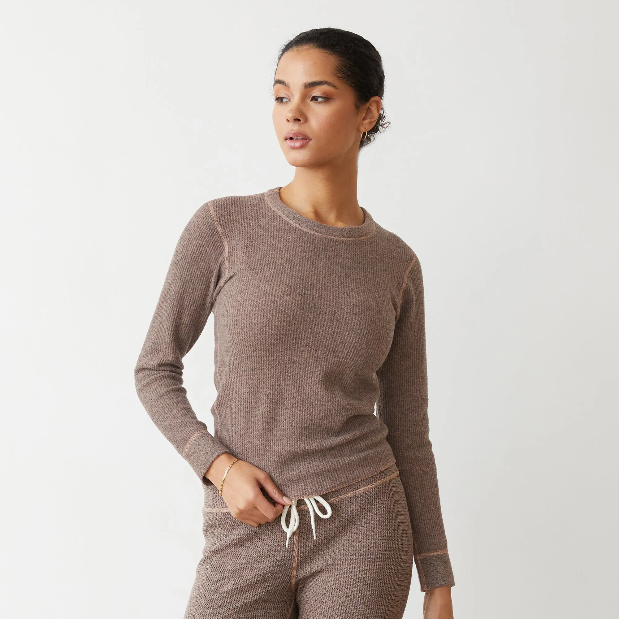 Cozy Heather Thermal Long Sleeve