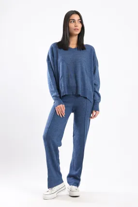 COZY KNIT SET - NAVY