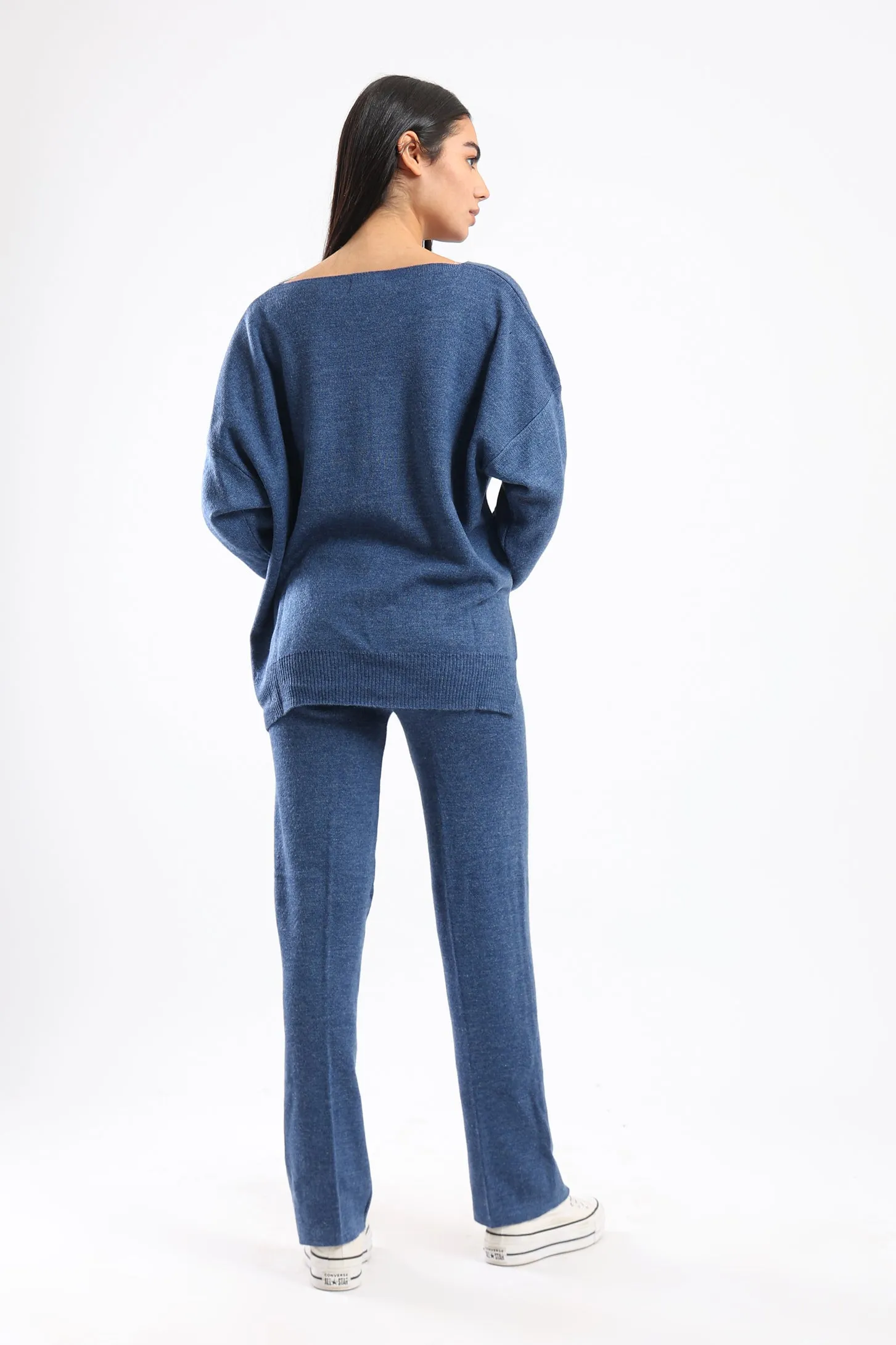 COZY KNIT SET - NAVY