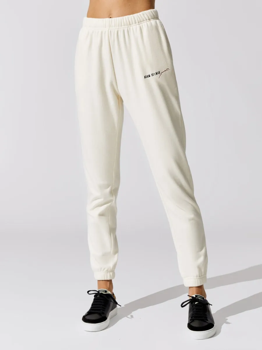 Cozy Sweatpant - Cream