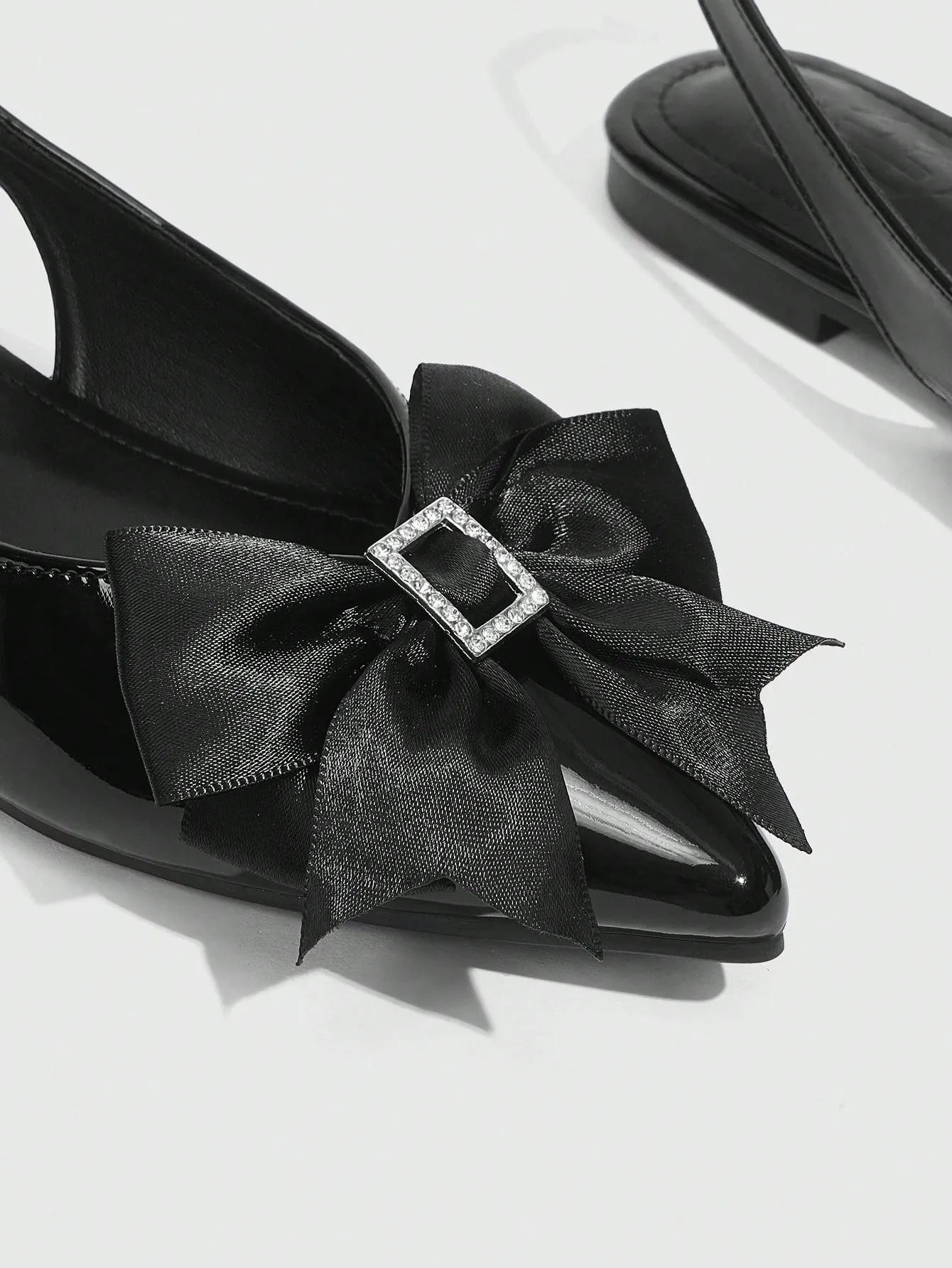 CUCCOO CHICEST CUCCOO Solid Color Bow Decoration Elegant Flat Shoes With Summer Style And Graceful Elegant