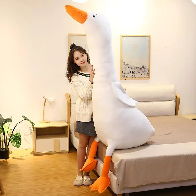 Cute Cotton Goose Stuffed Toys Animal Baby Accompanying Dolls Plush Comfort Dolls Soft Pillow Nordic Home Decor