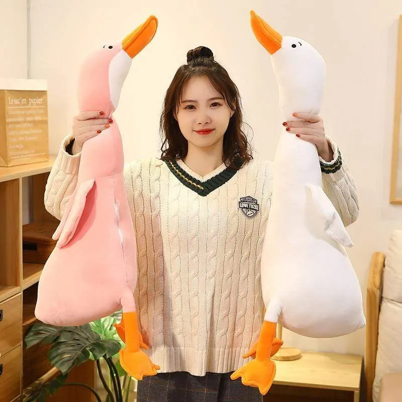 Cute Cotton Goose Stuffed Toys Animal Baby Accompanying Dolls Plush Comfort Dolls Soft Pillow Nordic Home Decor