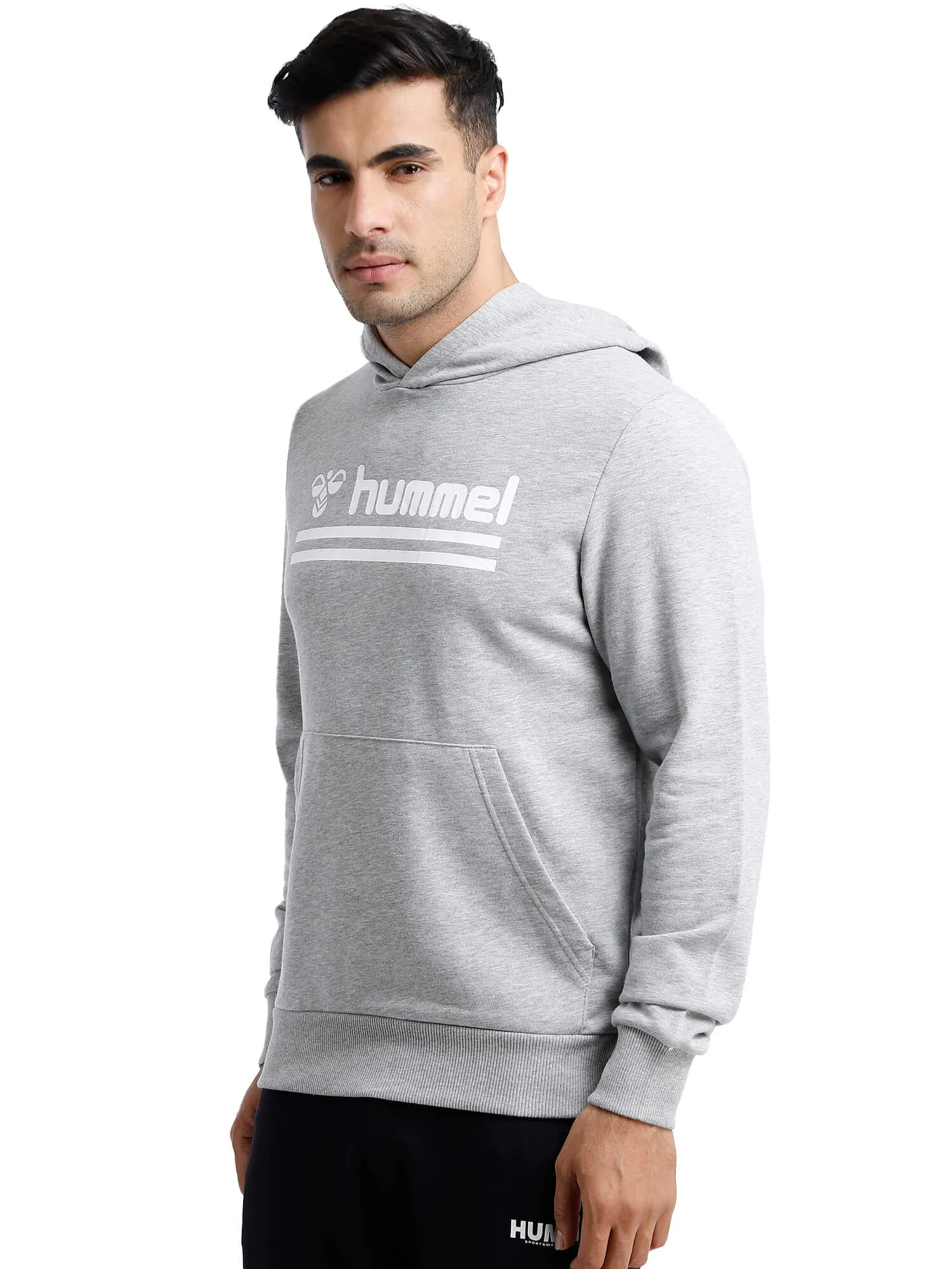 Darin Men Cotton Grey Hoodie