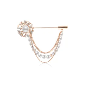 Elegant Freshwater Pearl Brooch WC00054 | GARDENS