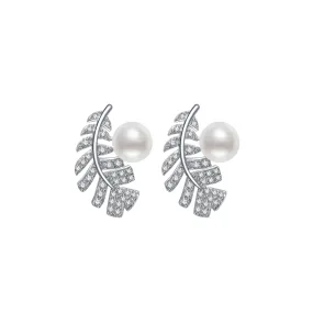 Elegant Freshwater Pearl Earrings WE00270 | GARDENS