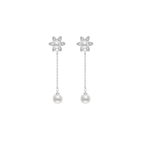 Elegant Freshwater Pearl Earrings WE00296 | GARDENS