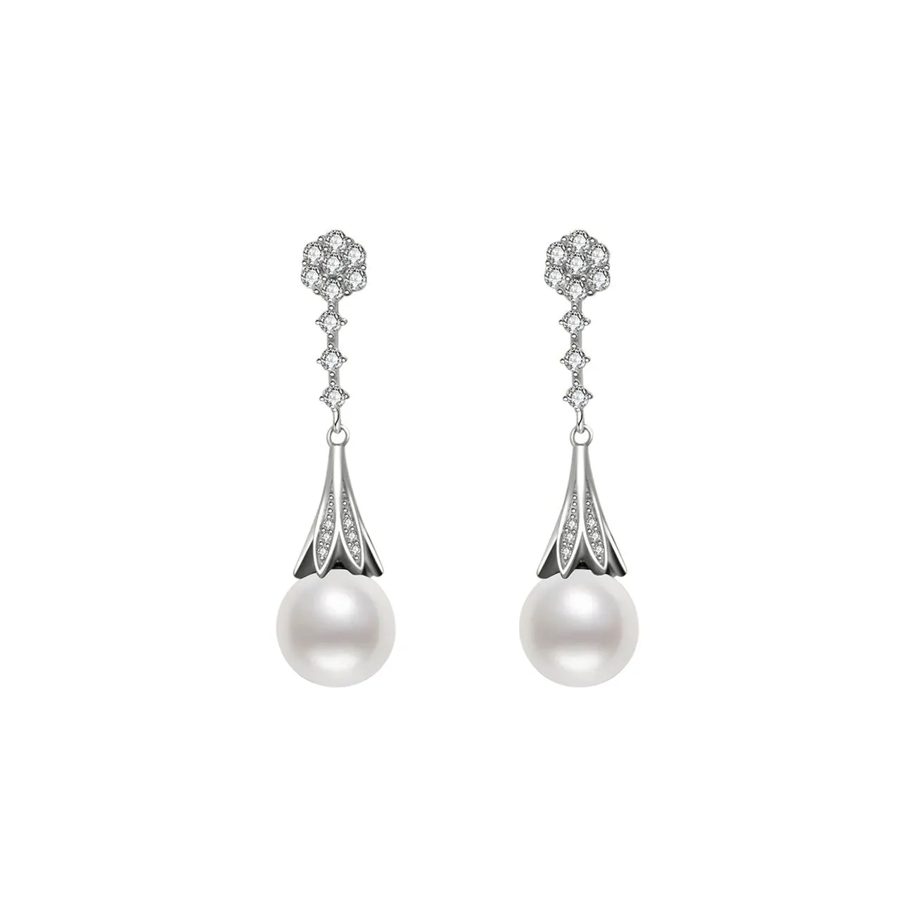 Elegant Freshwater Pearl Earrings WE00538