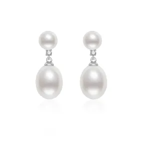 Elegant Freshwater Pearl Earrings WE00596