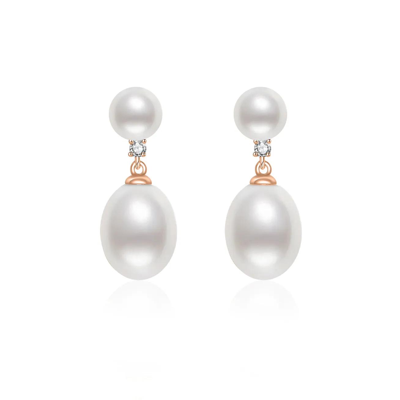 Elegant Freshwater Pearl Earrings WE00597