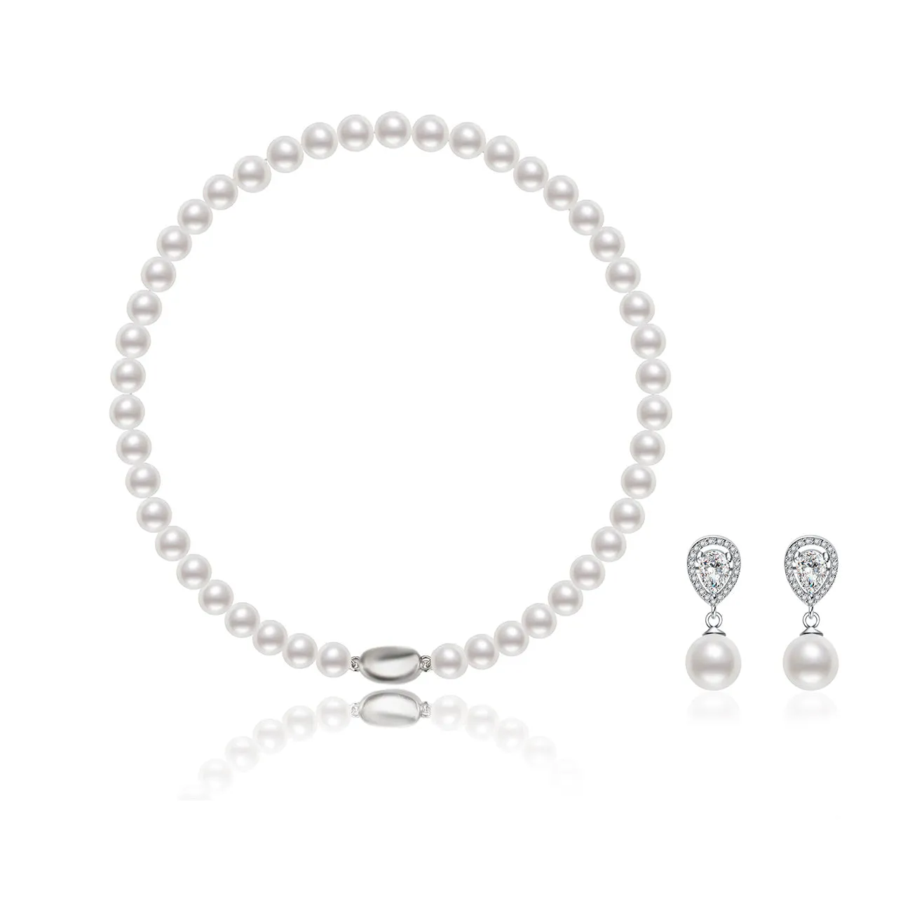 Elegant Freshwater Pearl Set WS00039