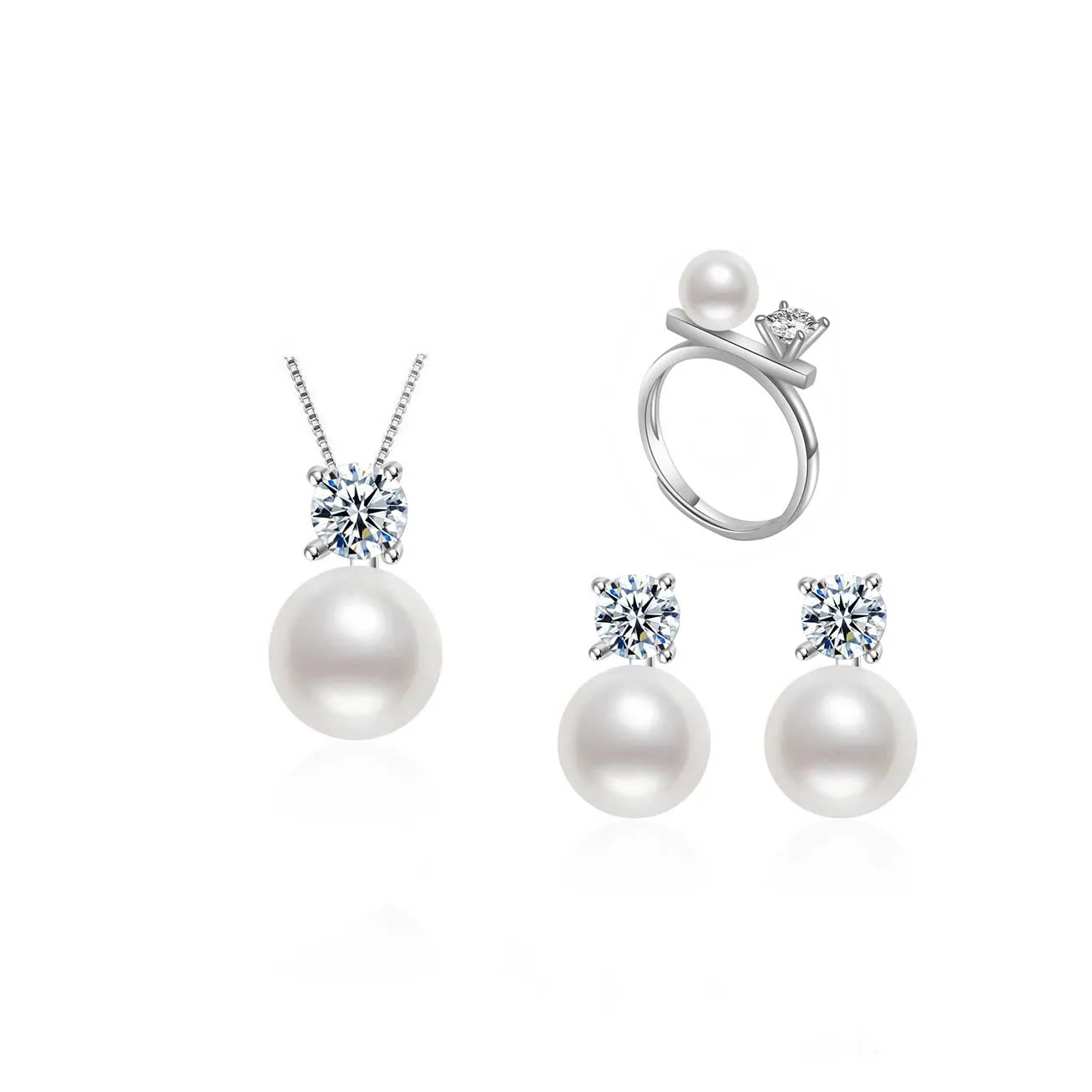 Elegant Freshwater Pearl Set WS00053