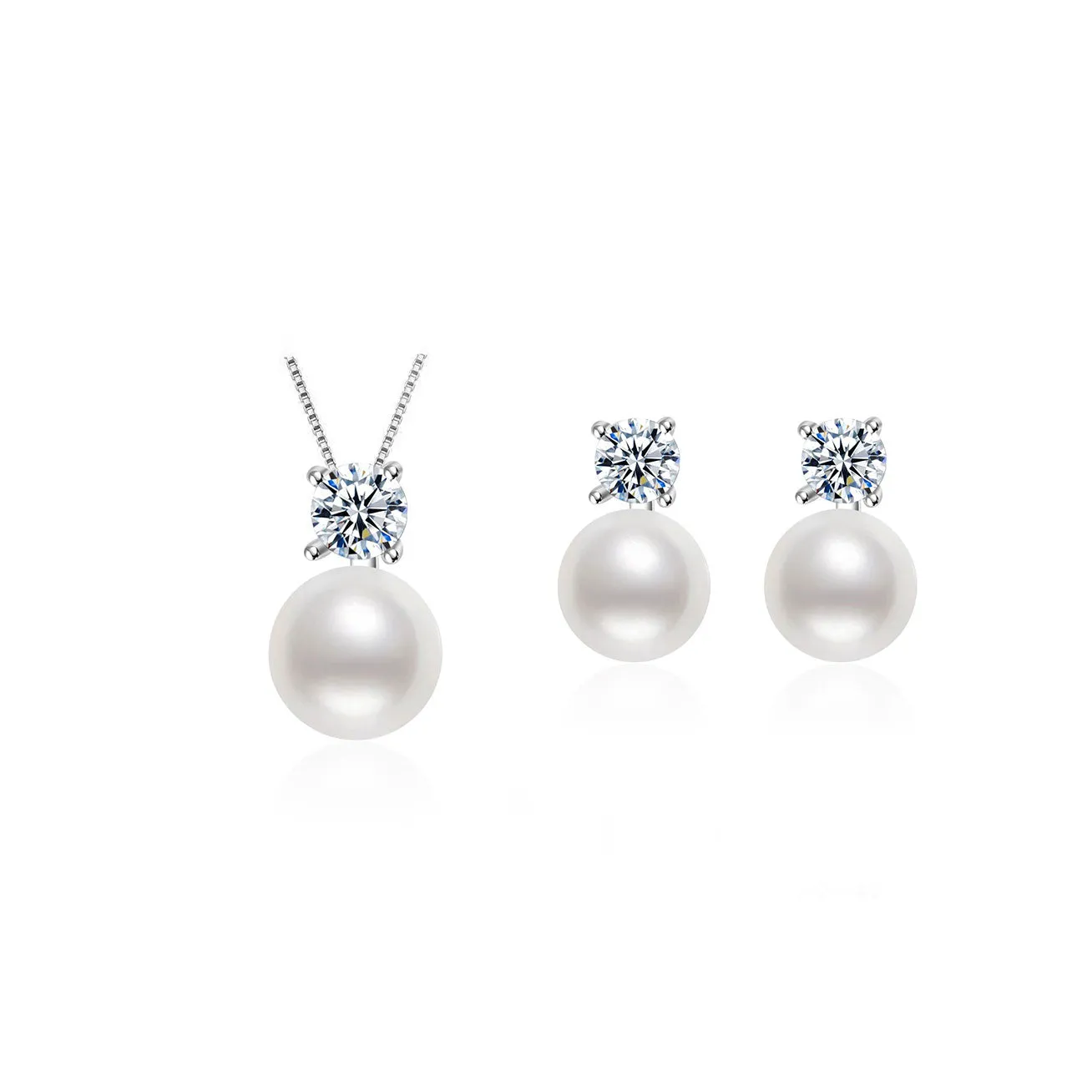 Elegant Freshwater Pearl Set WS00053