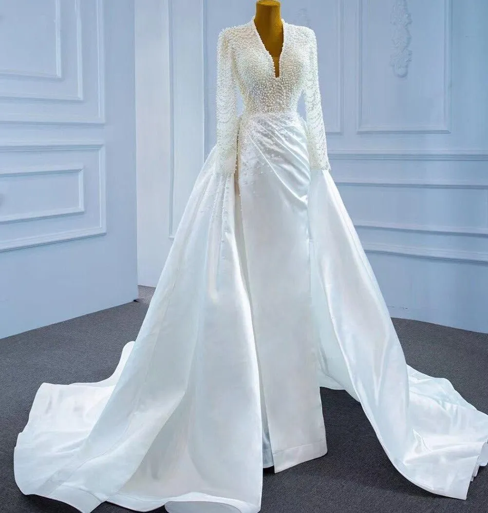 Elegant Pearls Luxury Bridal Dress