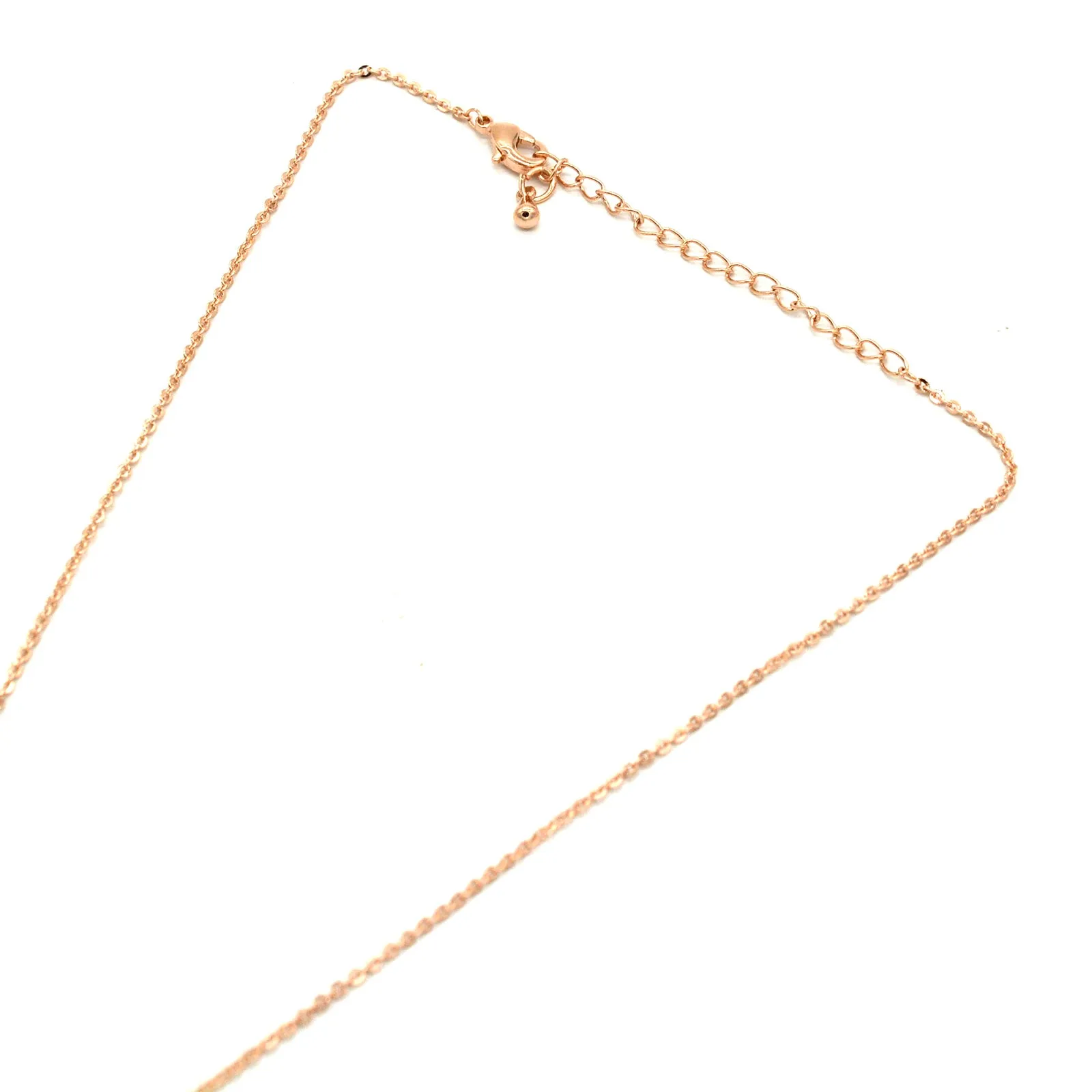 Elegant Ring Charm Rosegold Necklace