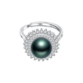 Elegant Tahitian Saltwater Pearl Ring WR00114