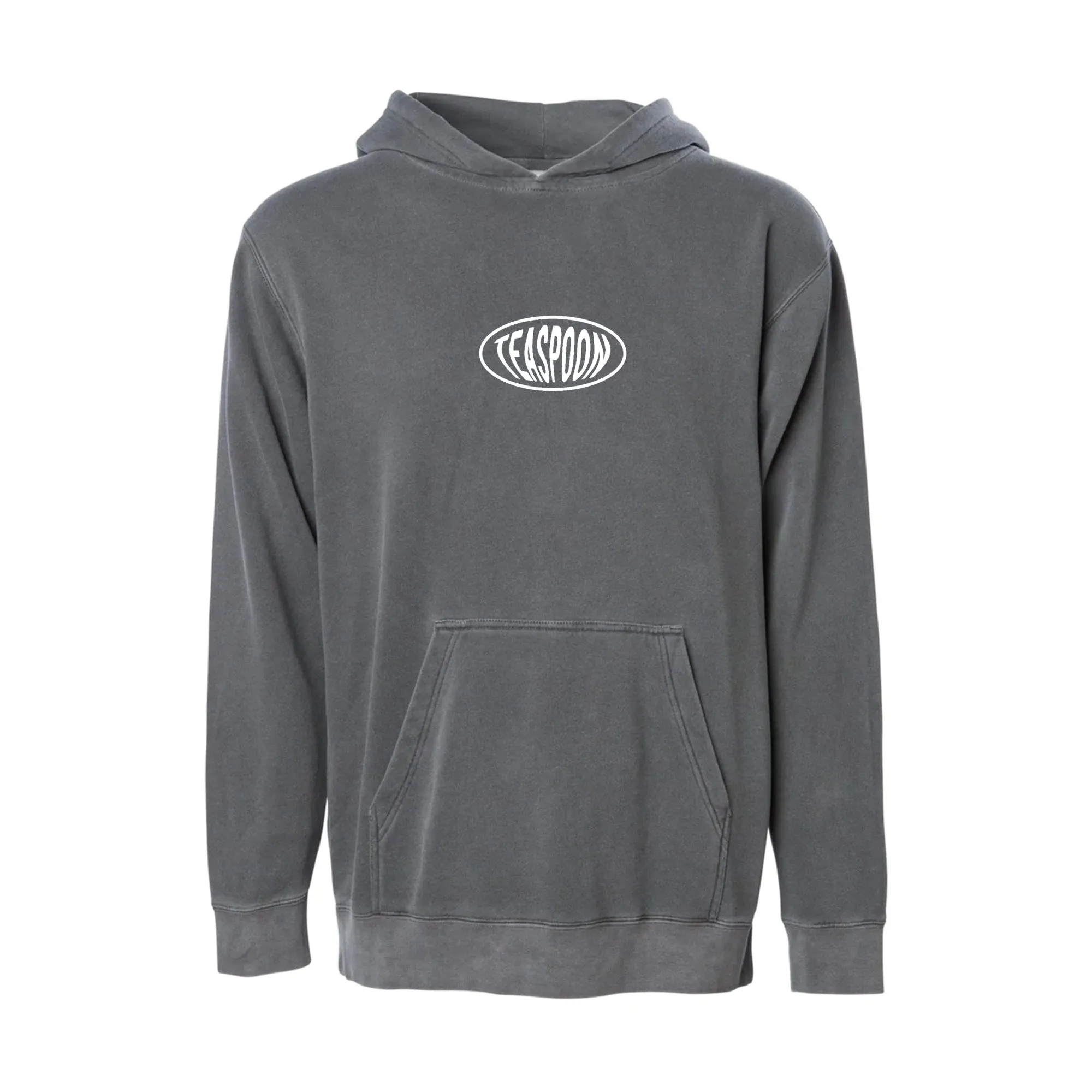 Elipse logo - Faded hoody - pigment Dye - Black