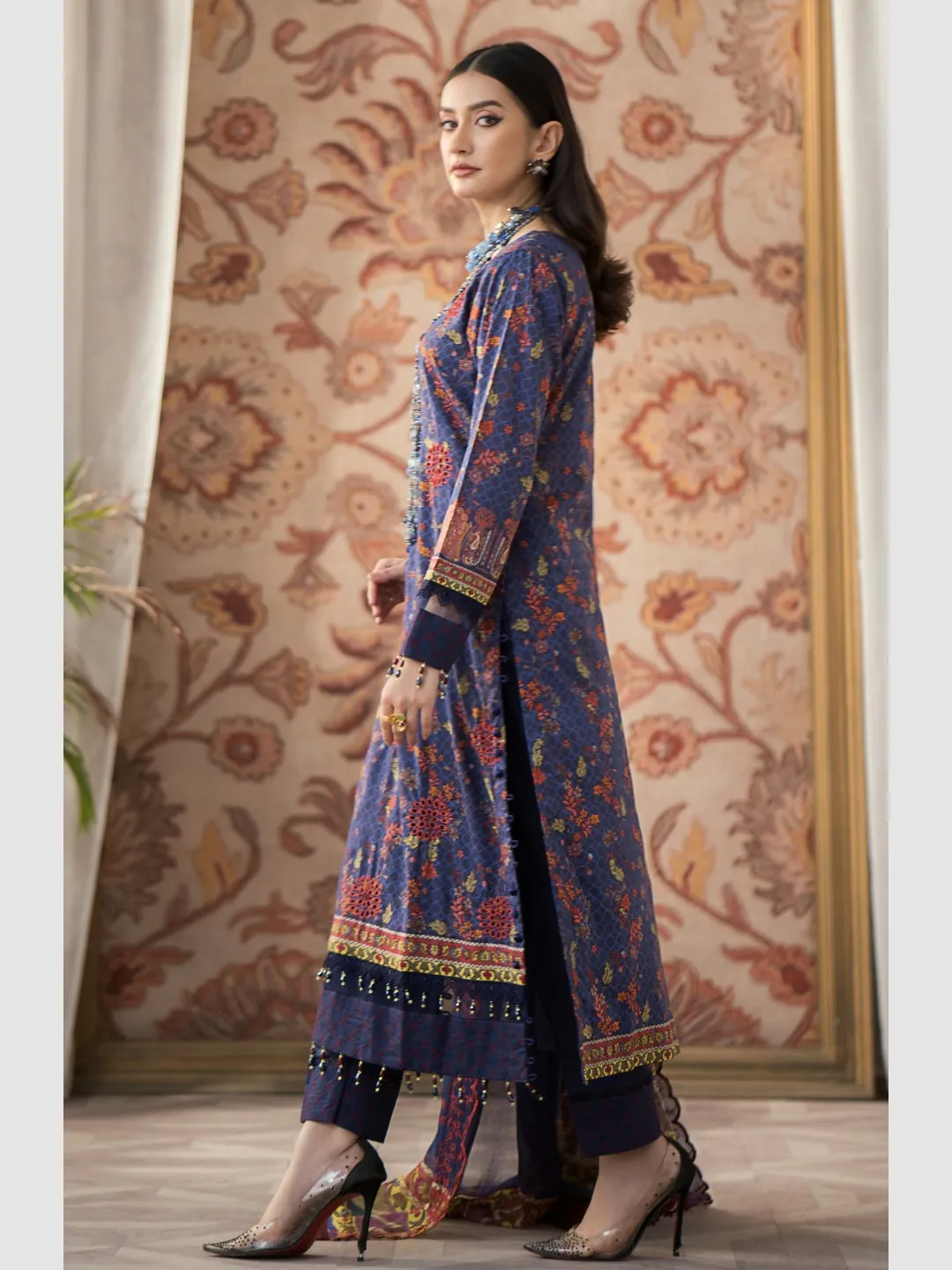 Embroidered Cambric Chikankari