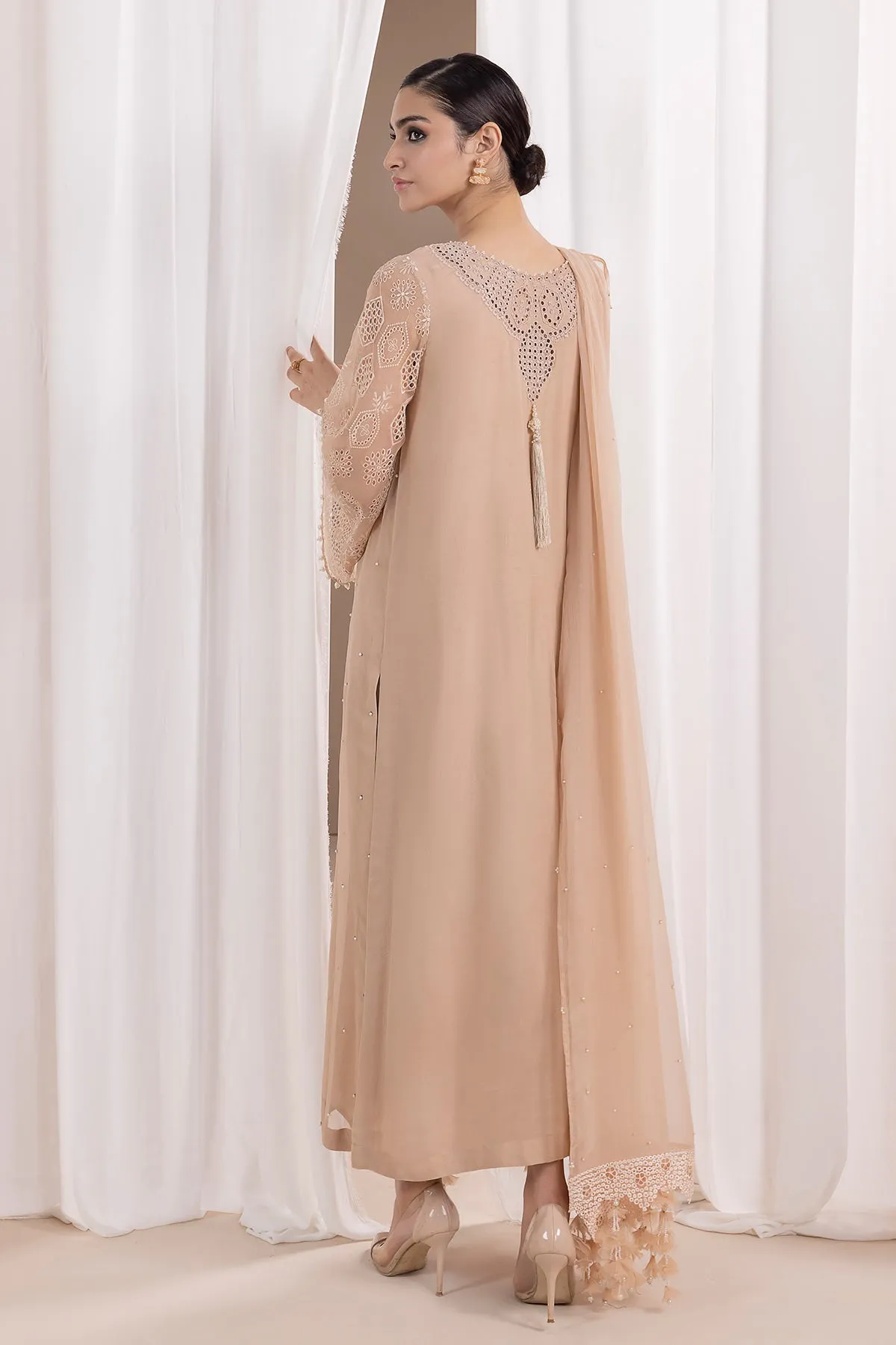 EMBROIDERED CHIFFON PR-843