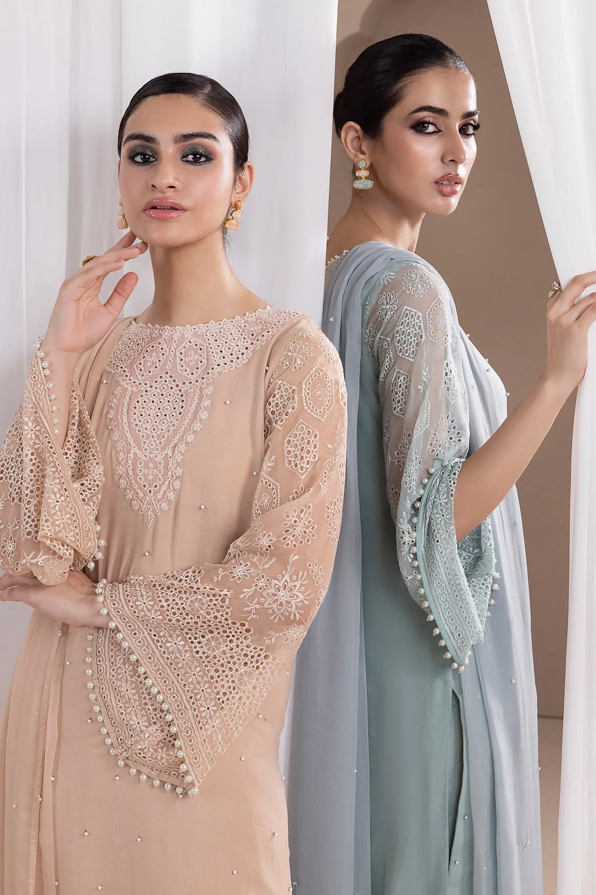 EMBROIDERED CHIFFON PR-843