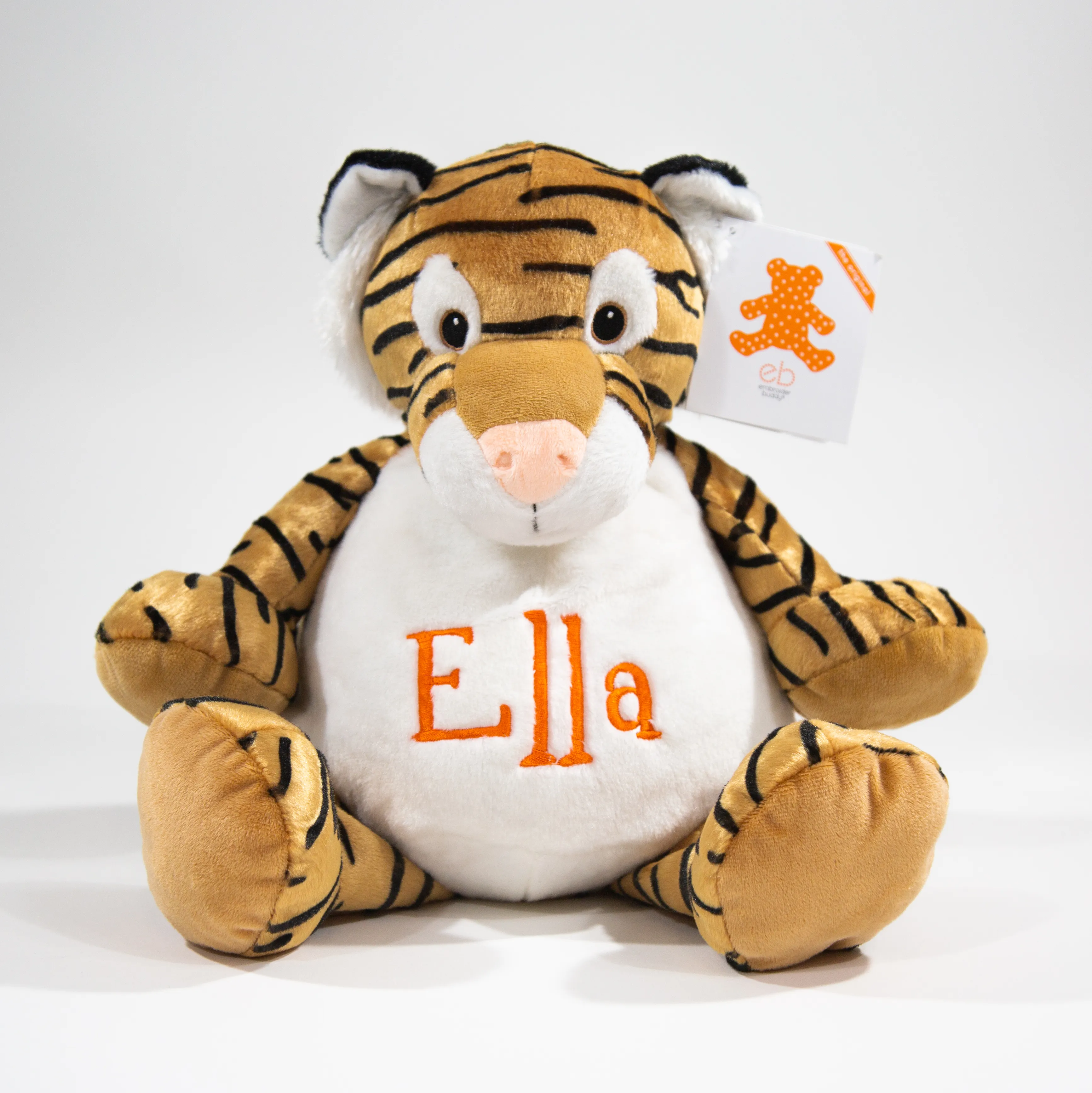 Embroidered Stuffed Tiger