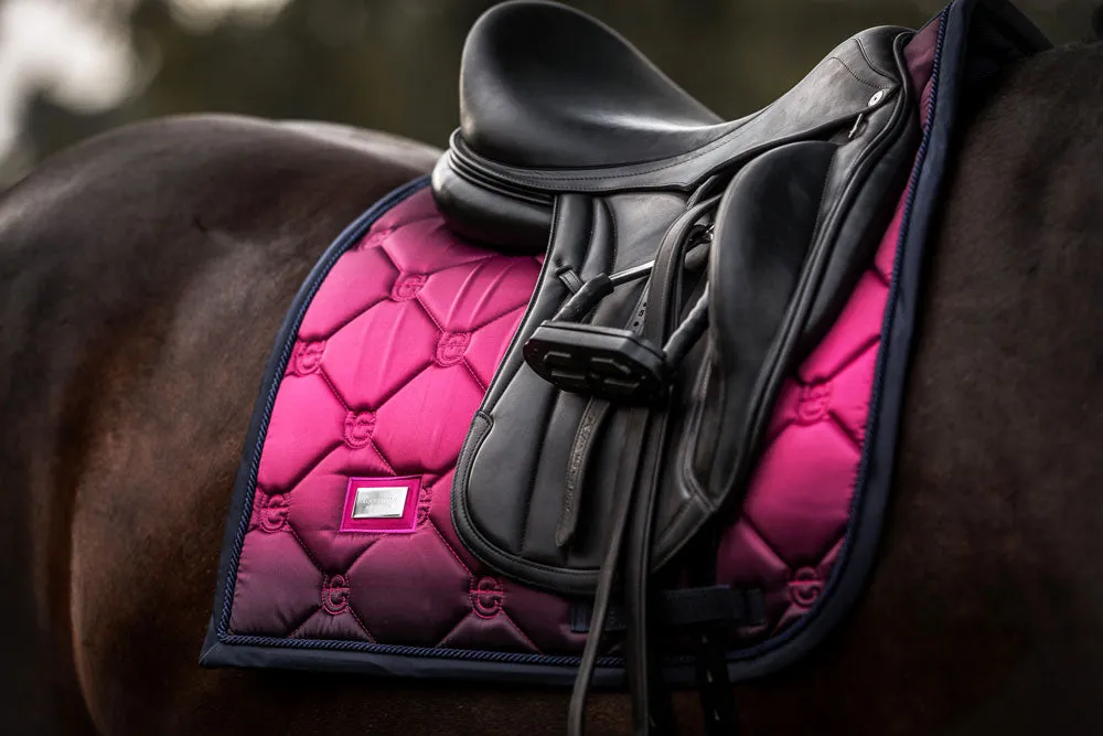 Equestrian Stockholm Faded Fuchsia Dressage Saddle Pad