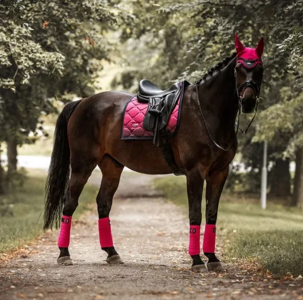 Equestrian Stockholm Faded Fuchsia Dressage Saddle Pad