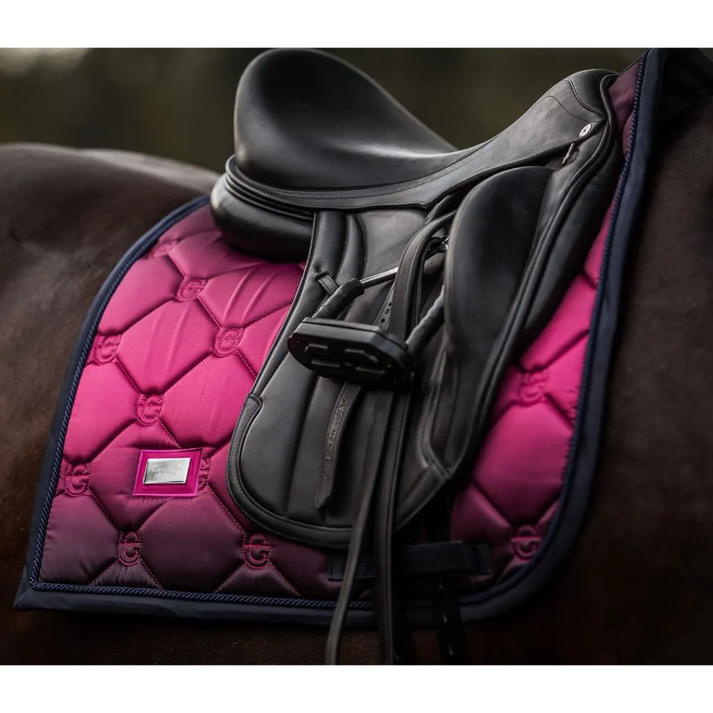 Equestrian Stockholm Faded Fuchsia Dressage Saddle Pad