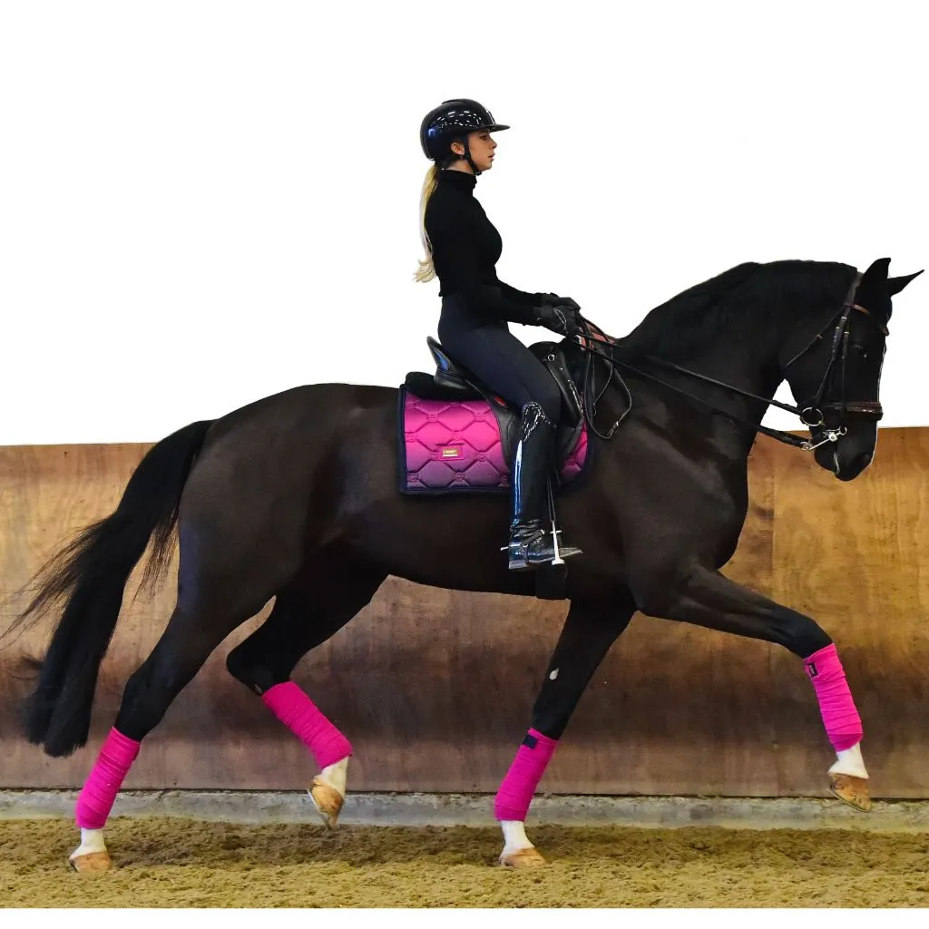 Equestrian Stockholm Faded Fuchsia Dressage Saddle Pad