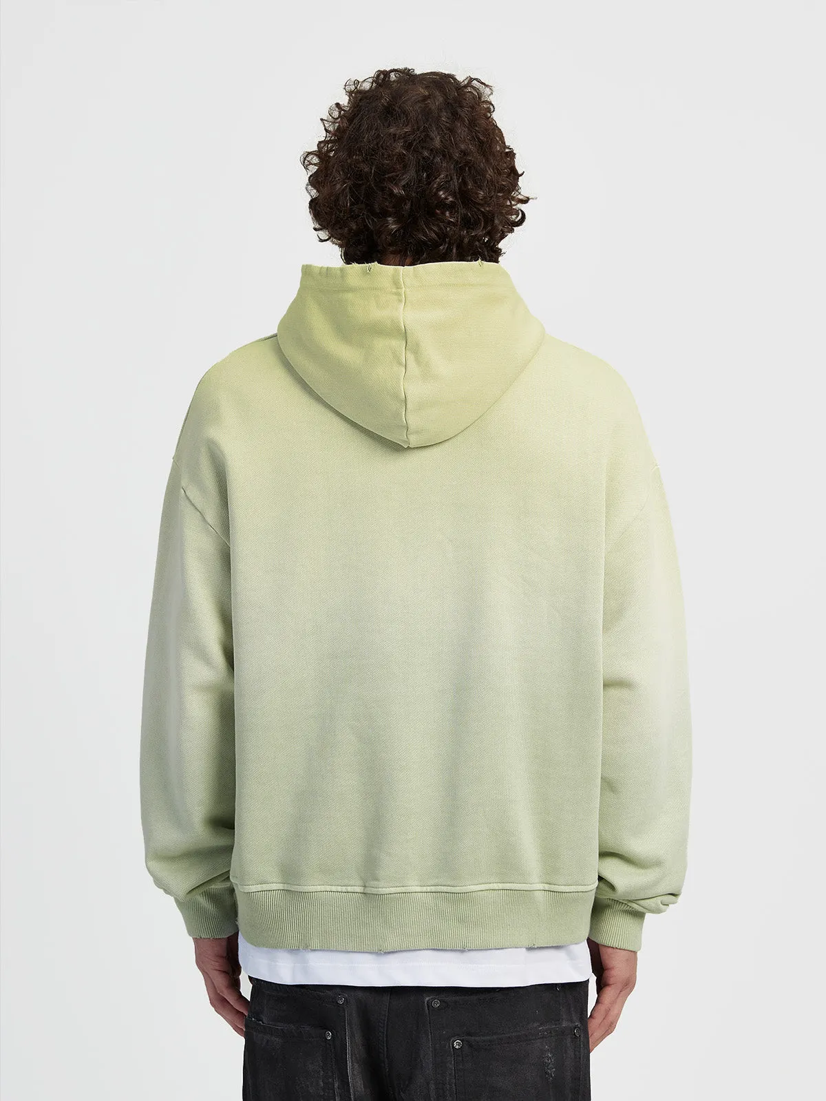 ERA ZIP-HOODIE - FADED LIME