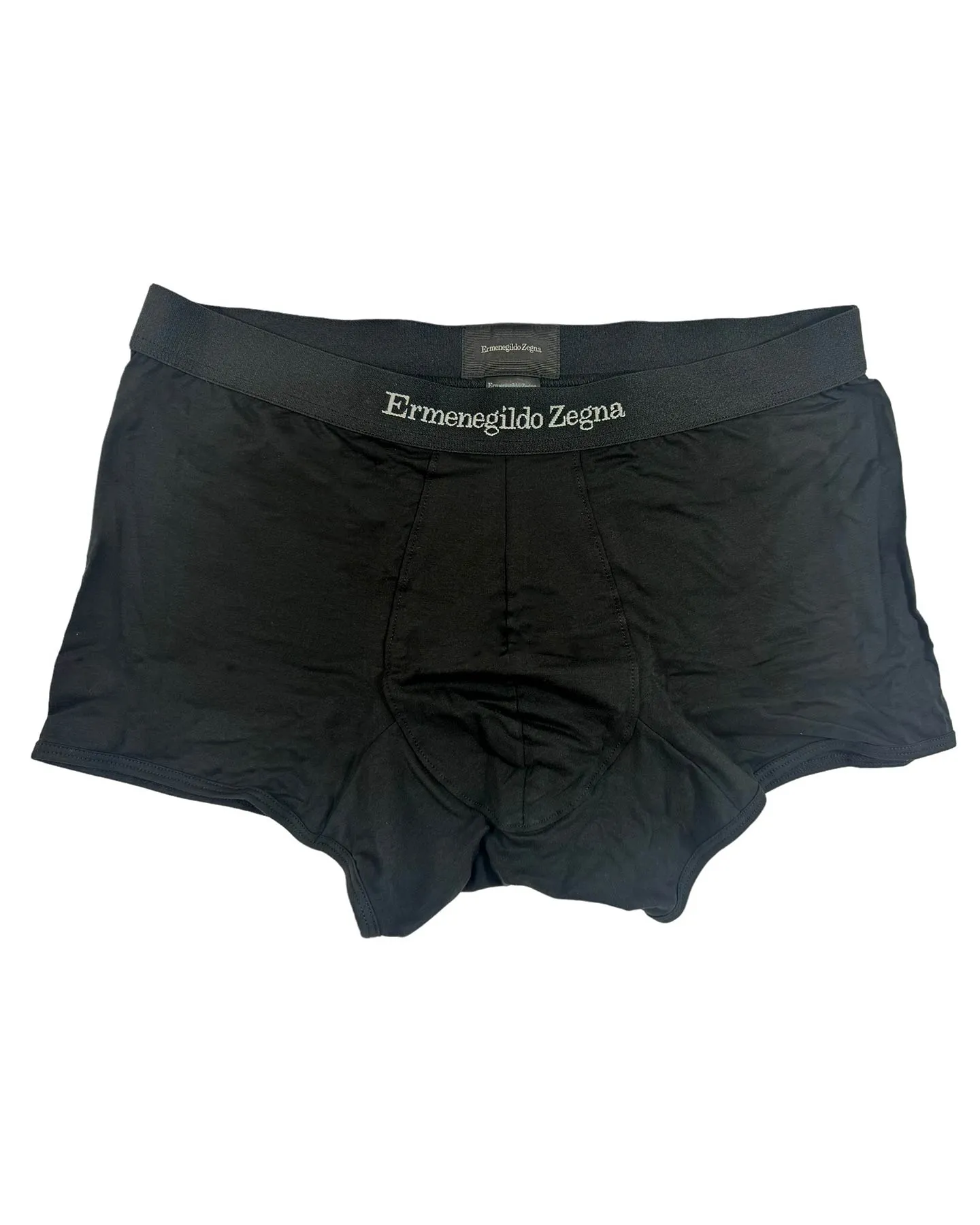 Ermenegildo Zegna Boxer Briefs Black Stretch Cotton Men Underwear XXXL