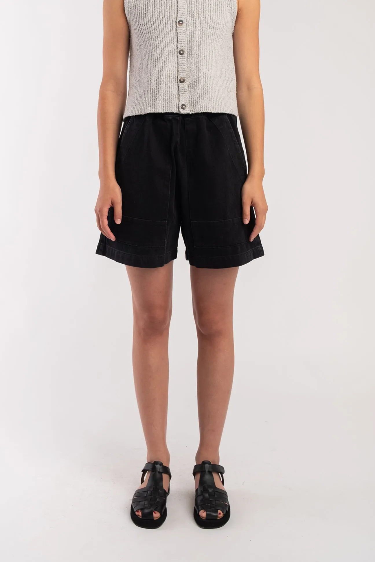 Faded Black Field Short