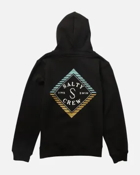 Faded Boys Black Hood Fleece