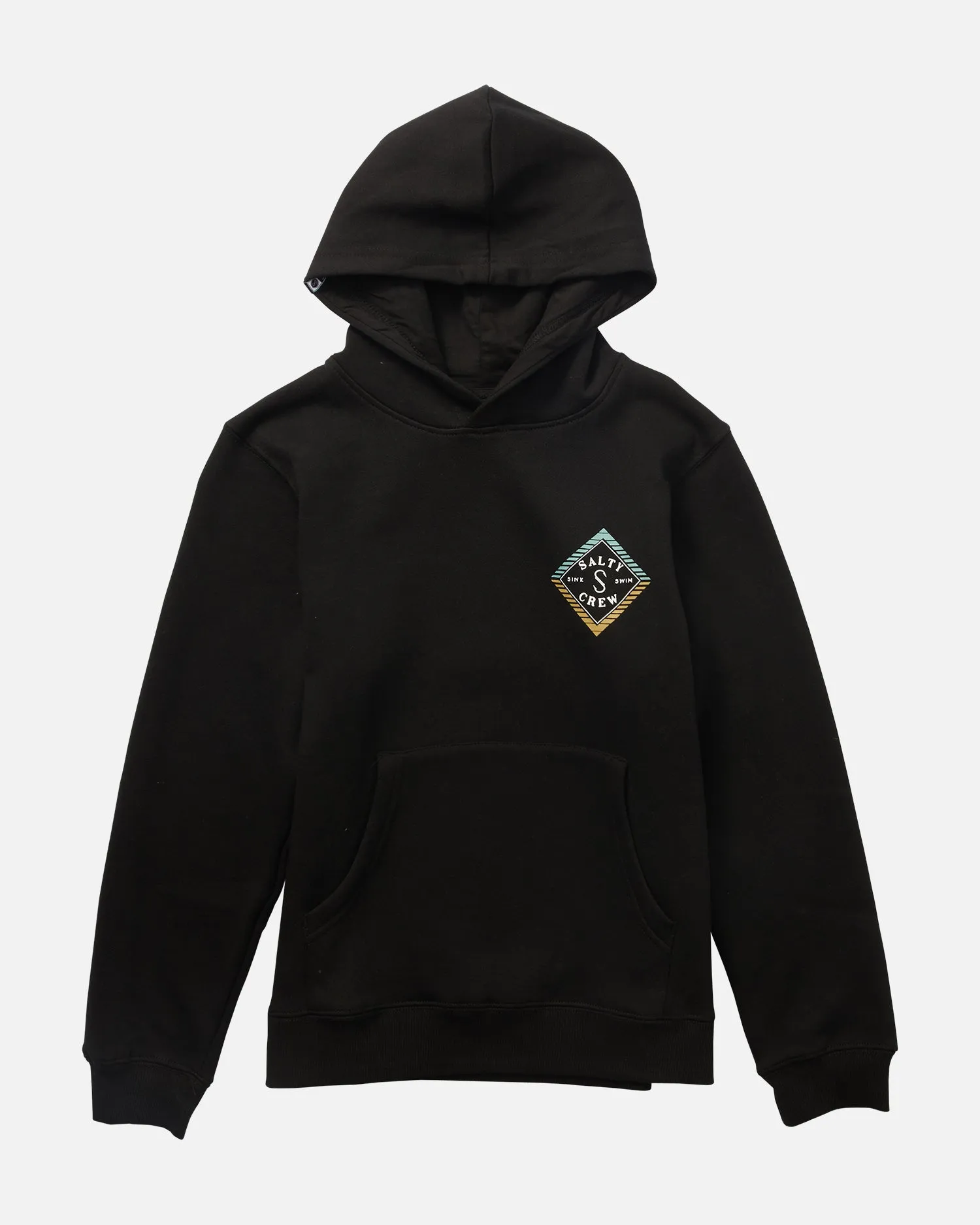 Faded Boys Black Hood Fleece