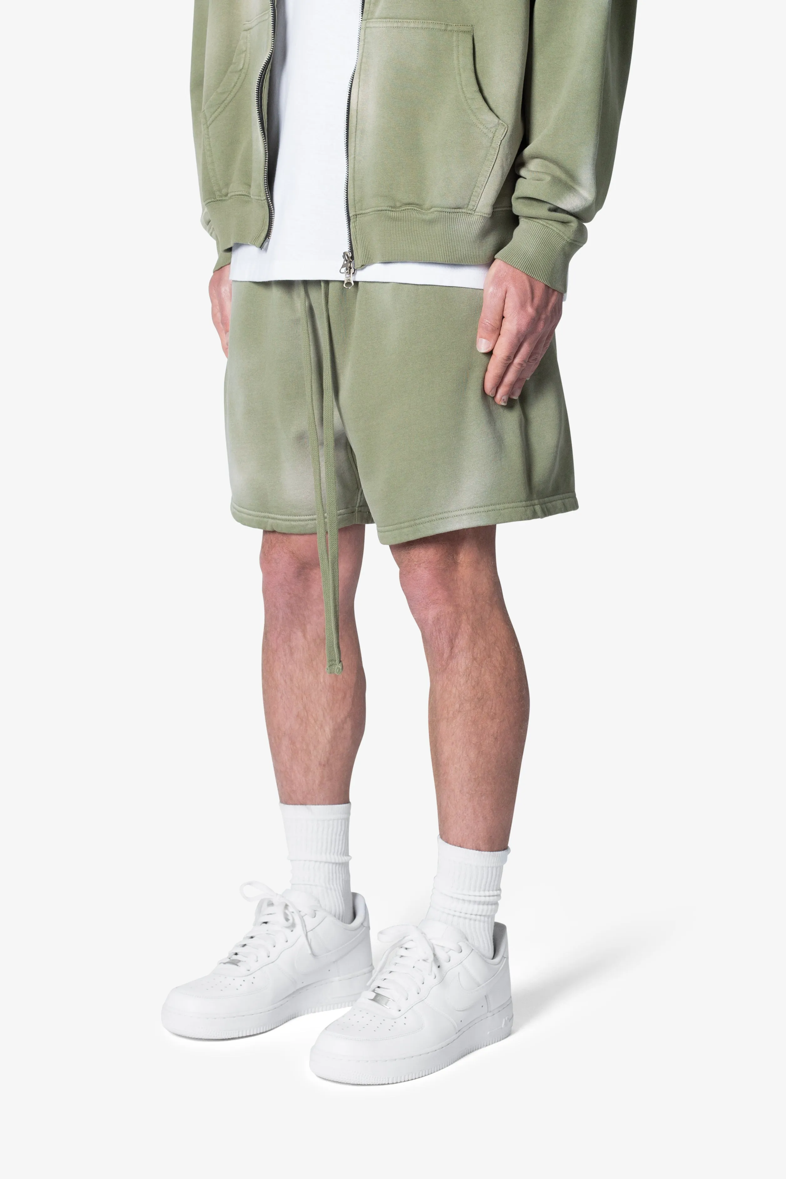 Faded Every Day Sweatshorts - Washed Olive