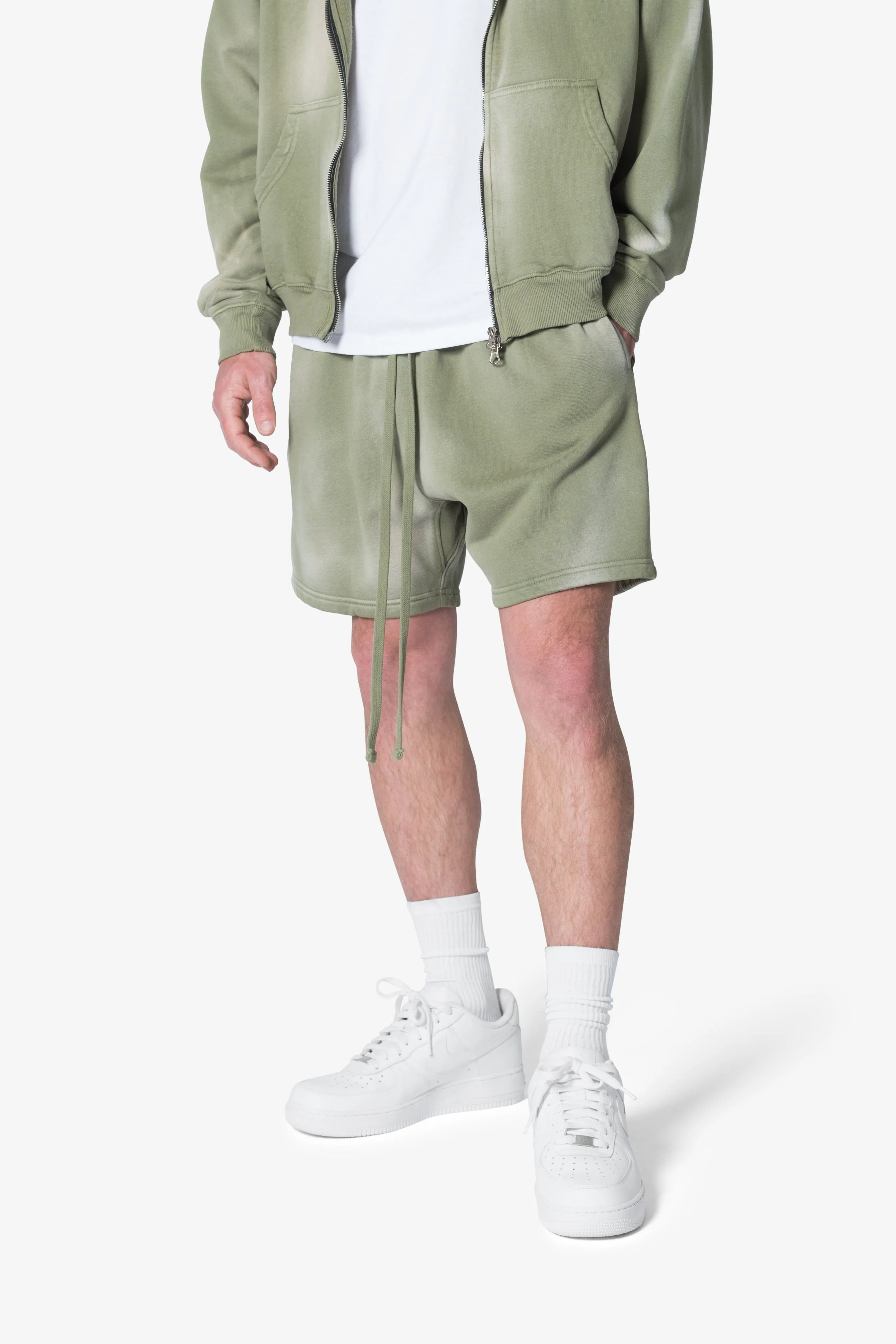 Faded Every Day Sweatshorts - Washed Olive