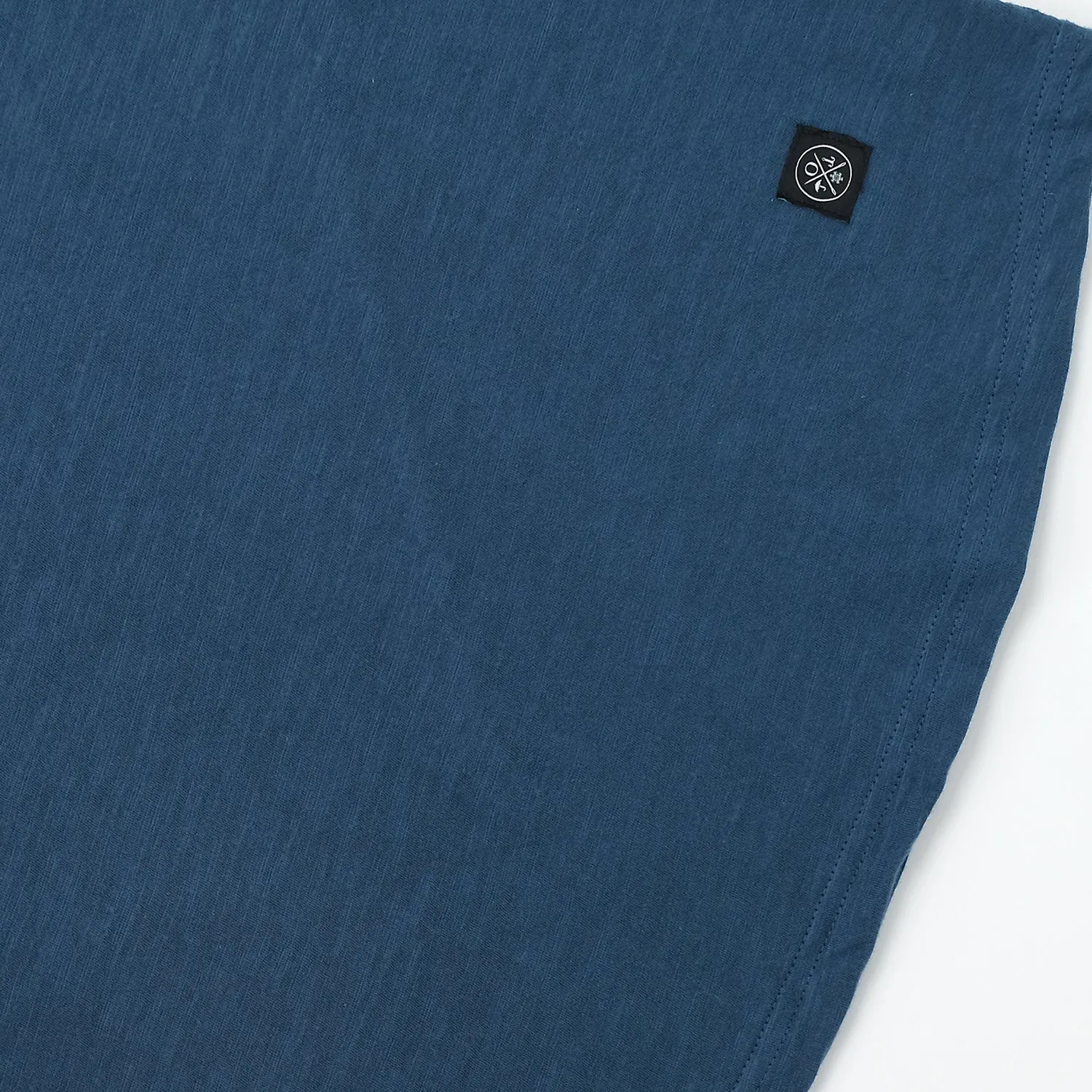 Faded Indigo Slub S/S Henley