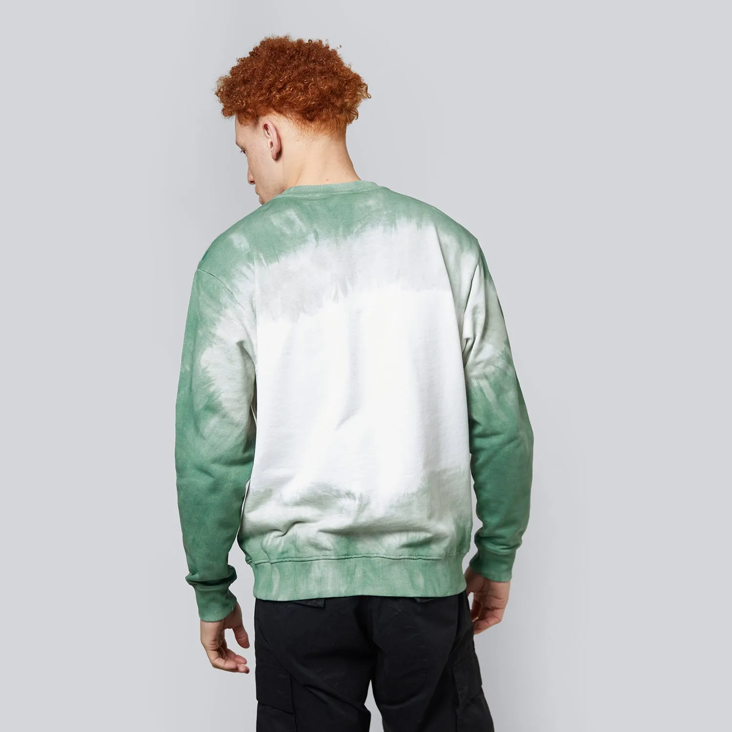 FADED SWEATSHIRT - SAGE / OFFWHITE