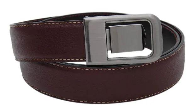 Fine Milled Semi Formal Leather Mens Belt