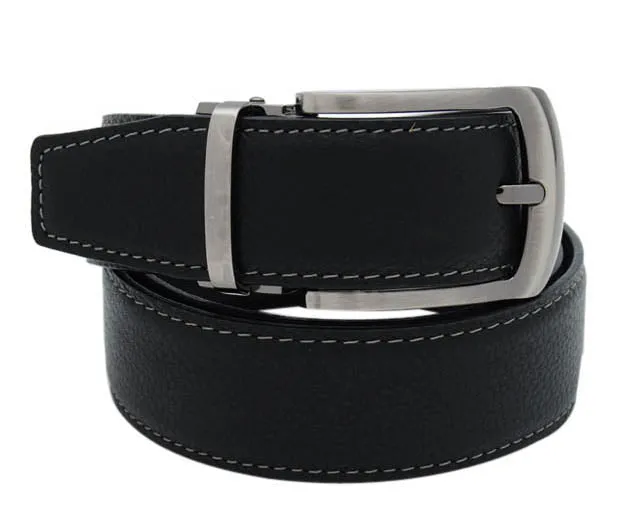 Fine Milled Semi Formal Leather Mens Belt