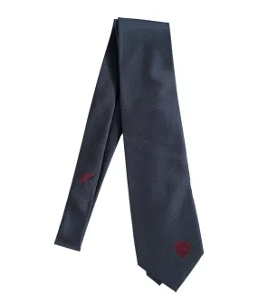 Formal Tie with Maroon Crest