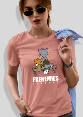 Frenemies Women half sleeve T-shirt