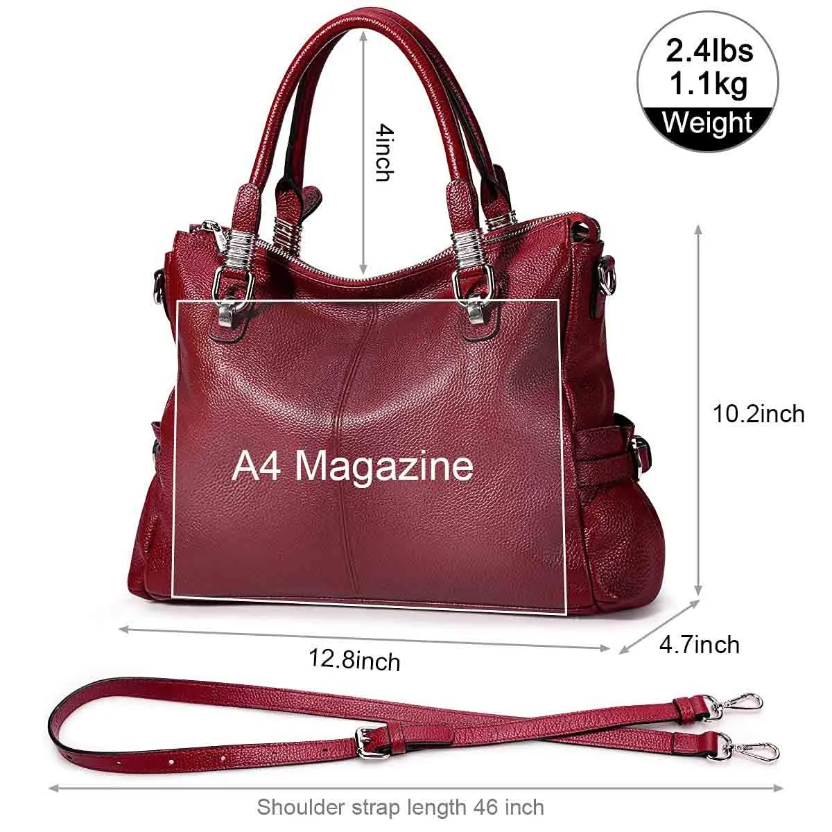 Genuine Leather Purse for Women