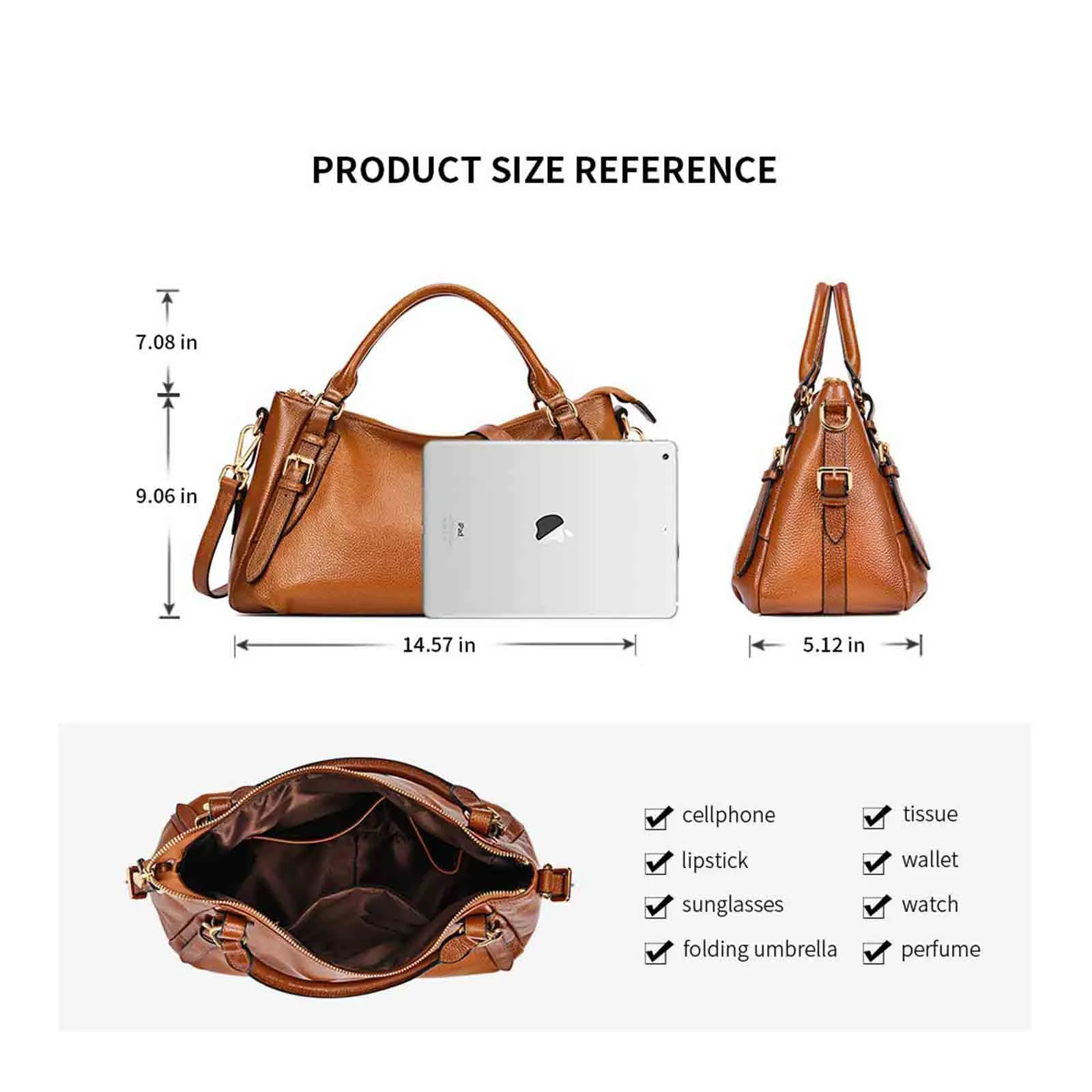 Genuine Leather Purse for Women