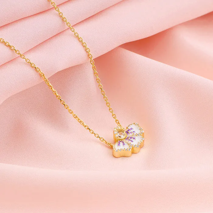 Golden Elegant Eyebright Necklace