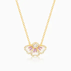 Golden Elegant Eyebright Necklace