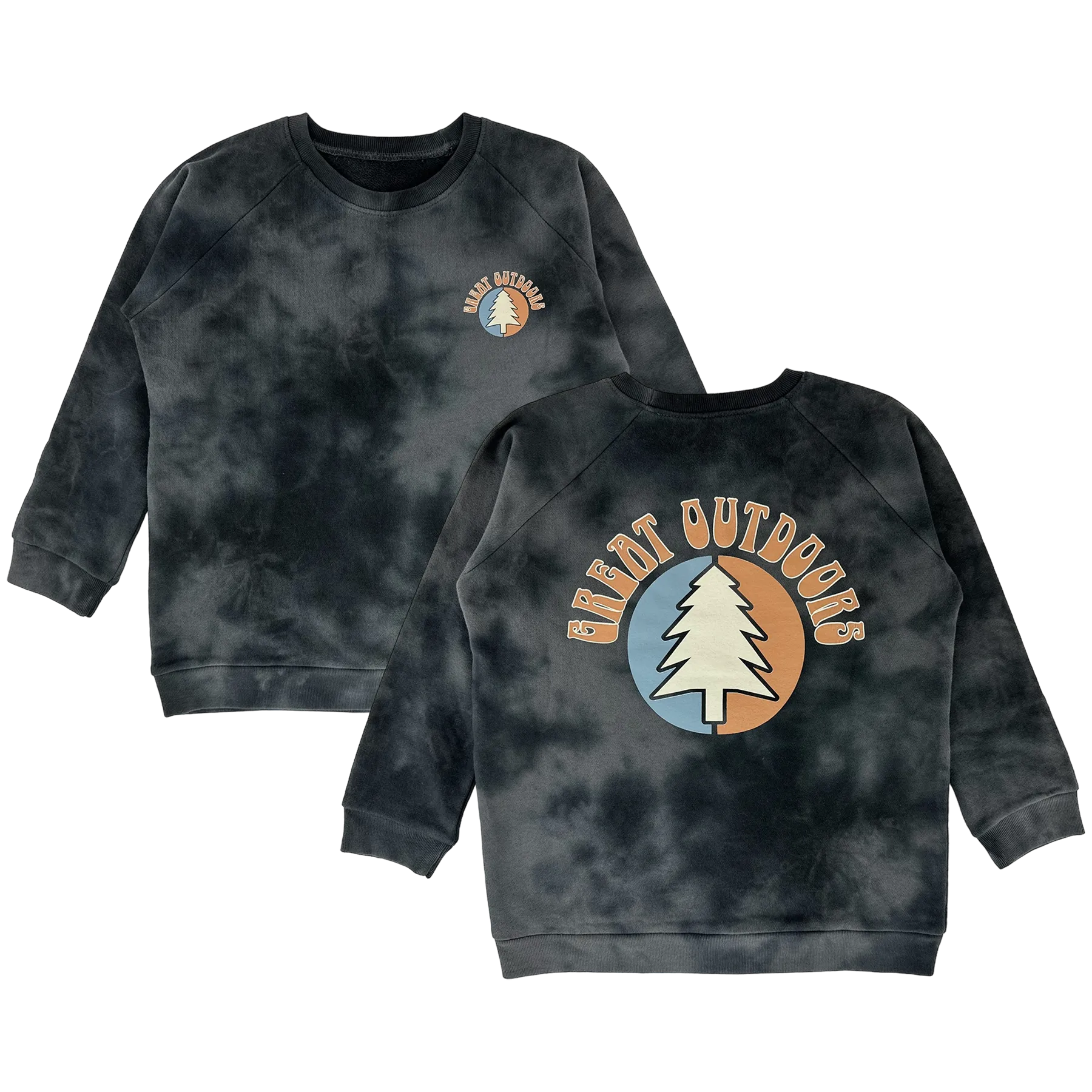 Great Outdoors Sweatshirt - Charcoal/Faded Black